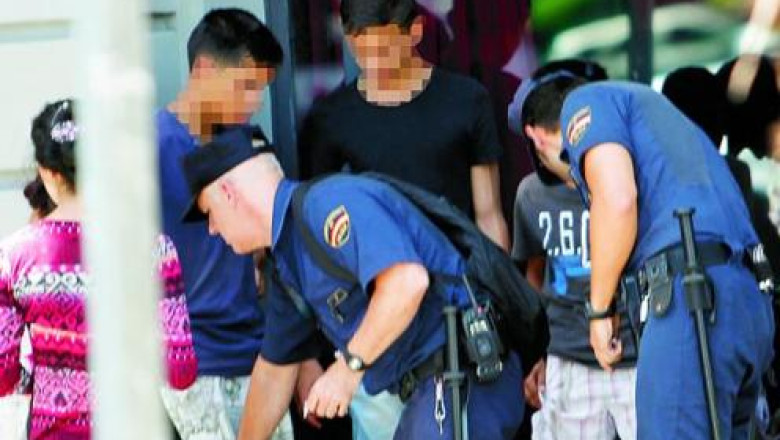 1.100 de minori romani au fost retinuti pentru furt, in Madrid, anul acesta Imagine