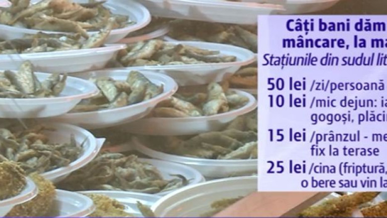 1,5 milioane de euro sunt cheltuiti zilnic, pe litoral, numai pe mancare Imagine