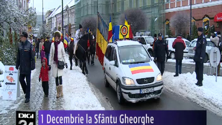 1 Decembrie, sarbatorit in Sfantu Gheorghe Imagine
