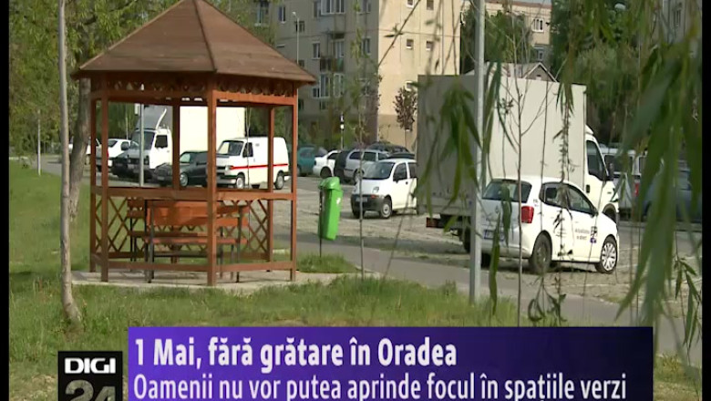 1 Mai, fara gratare in spatiile verzi din Oradea Imagine