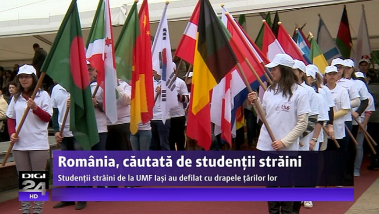 1 octombrie, debut de an nou universitar. Sute de mii de studenti intra in salile de curs. La UMF Iasi, invata 2600 de straini din 84 de tari Imagine