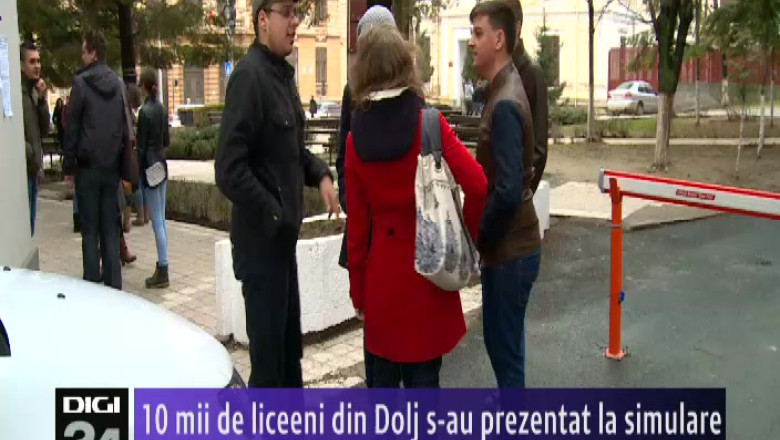 10.000 de liceeni din Dolj s-au prezentat la simulare Imagine