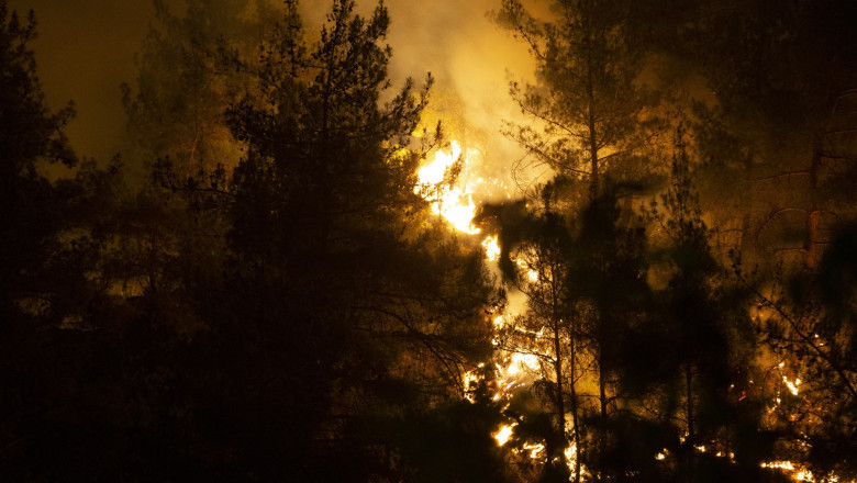 10 pompieri morti si 14 raniti in incendiile de vegetatie din centrul Turciei Imagine