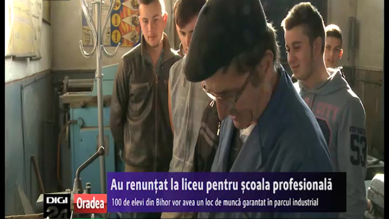 100 de elevi din Oradea urmeaza cursurile unei scoli profesionale, care le asigura slujbe in parcul industrial Imagine