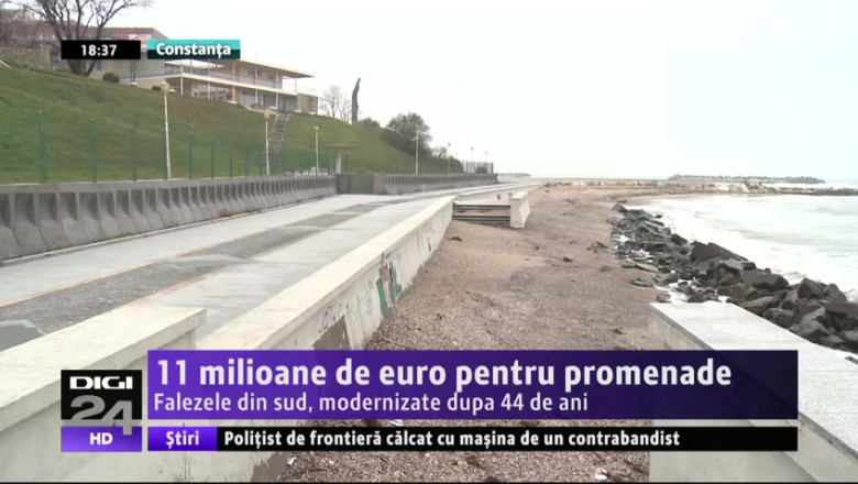 11 milioane de euro pentru promenade. Falezele din sud, modernizate dupa 44 de ani Imagine