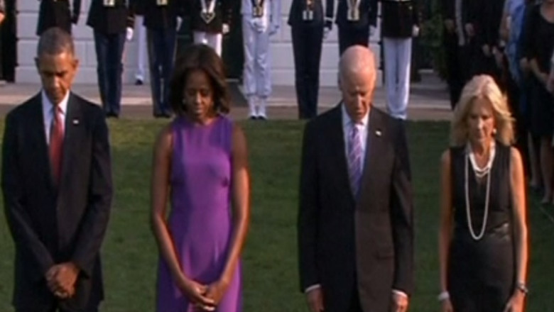 12 ani de la atacurile asupra SUA. Ceremonii au avut loc in New York si Washington Imagine