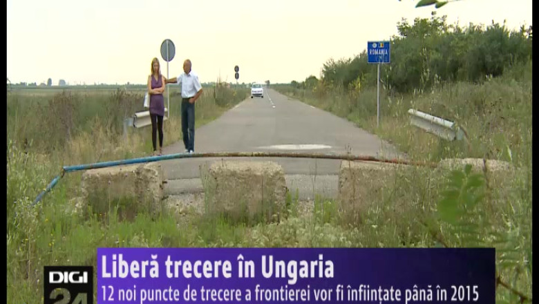 12 noi puncte de trecere a frontierei intre Romania si Ungaria vor fi infiintate pana in 2015 Imagine