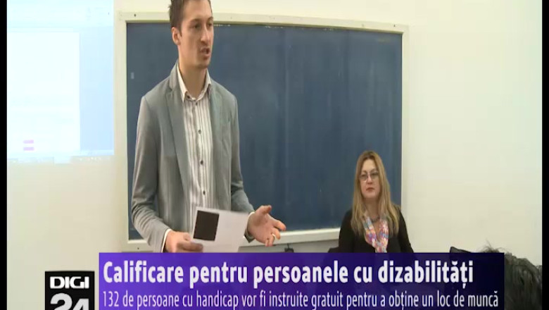 132 de persoane cu dizabilitati din Bihor vor fi instruite gratuit pentru a obtine un loc de munca Imagine