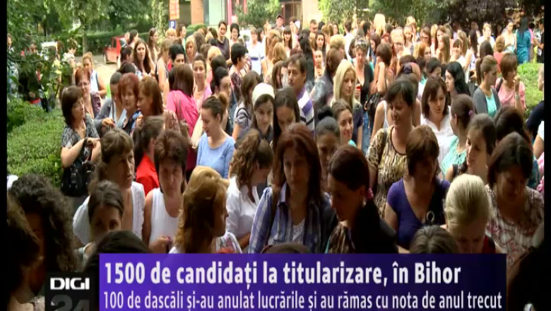 1500 de candidati la titularizare, in Bihor Imagine