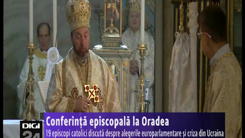 19 episcopi catolici discuta la Oradea despre alegerile europarlamentare si criza din Ucraina Imagine