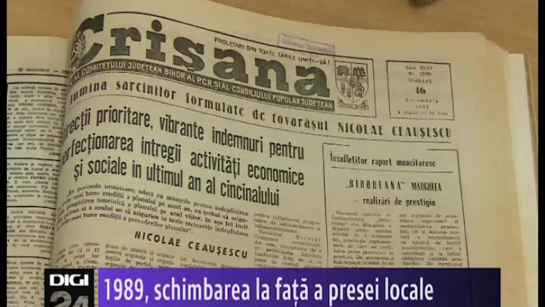 1989, schimbarea la fata a presei locale Imagine