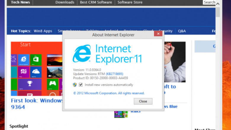 2.0. Internet Explorer, un broswer bun doar la descarcat alte browsere? Ce spune cota de piata Imagine