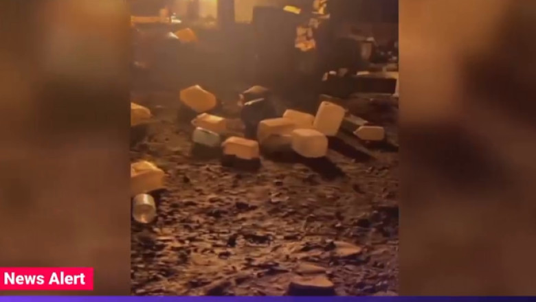 20 de morti si sute de raniti dupa o explozie puternica la un depozit de combustibil in Nagorno-Karabah Imagine