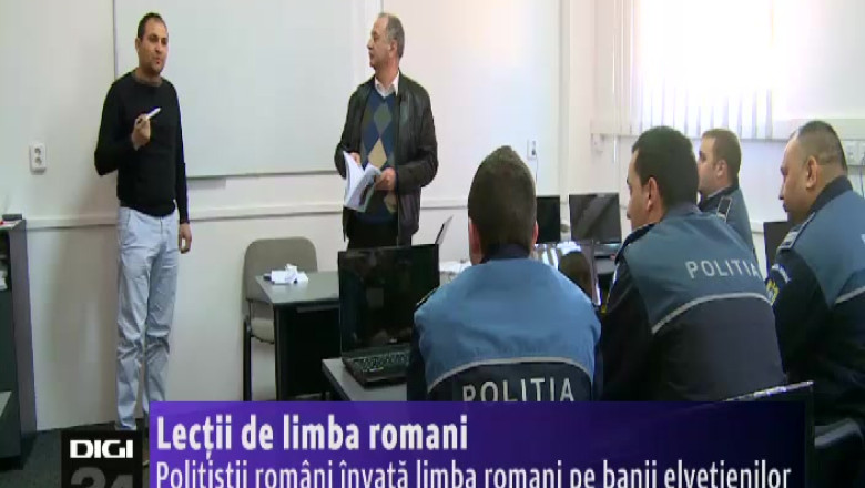 200 de politisti invata limba romani. Cursurile vor fi predate de profesori din Olt si Dolj Imagine