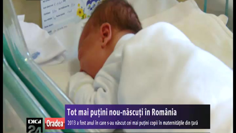 2013 a fost anul in care s-au nascut cei mai putini copii in maternitatile din Romania Imagine