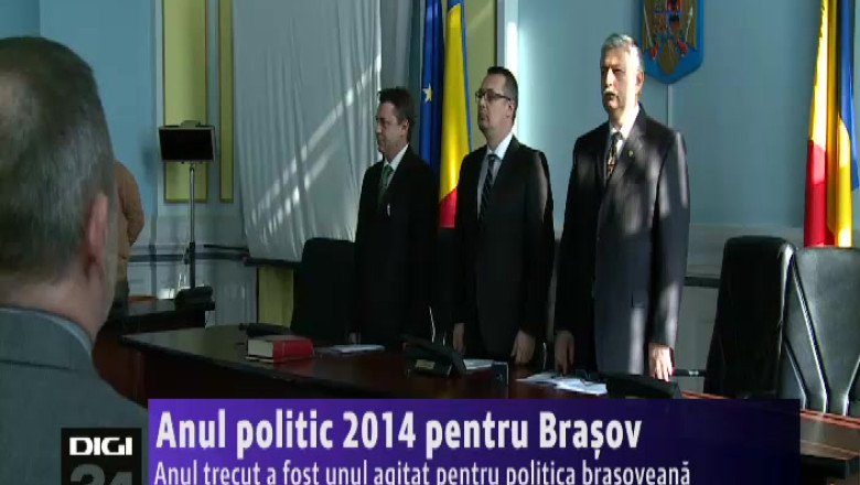 2014, an agitat din punct de vedere politic in Brasov Imagine
