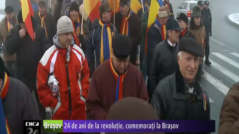 24 de ani de la revolutie, comemorati la Brasov  Imagine