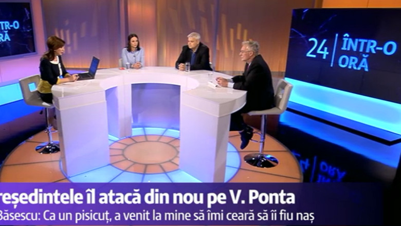 24 intr-o ora. Traian Basescu, atac dur la adresa lui Victor Ponta. Reactiile politicienilor si analistilor Imagine