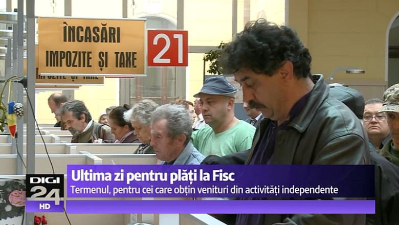 25 martie, ultima zi de plata a taxelor pentru beneficiarii de venituri din activitati independente si cedarea folosintei bunurilor Imagine