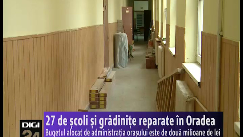 27 de scoli si gradinite reparate in Oradea Imagine