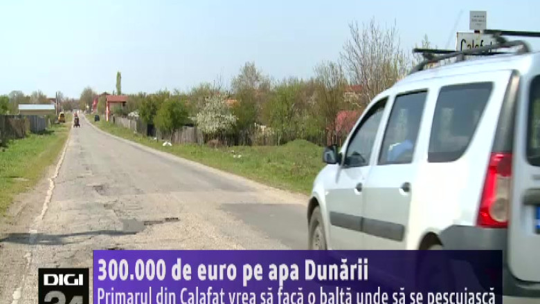 300.000 de euro pe apa Dunarii. Primarul din Calafat vrea sa faca o balta unde sa se pescuiasca   Imagine