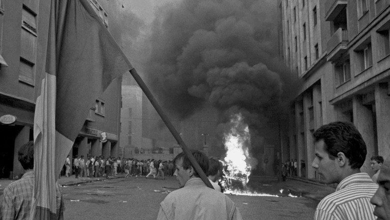 35 de ani de la unul dintre cele mai violente evenimente din istoria Romaniei: Mineriada din 13-15 iunie 1990 Imagine
