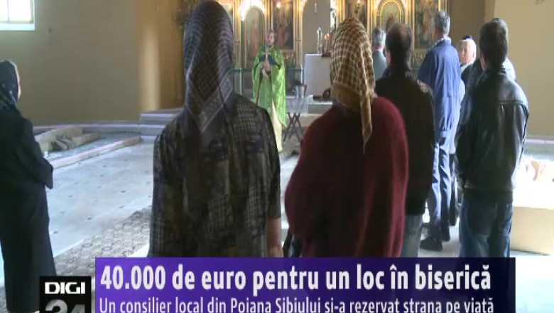 40.000 de euro pentru un loc in biserica Imagine