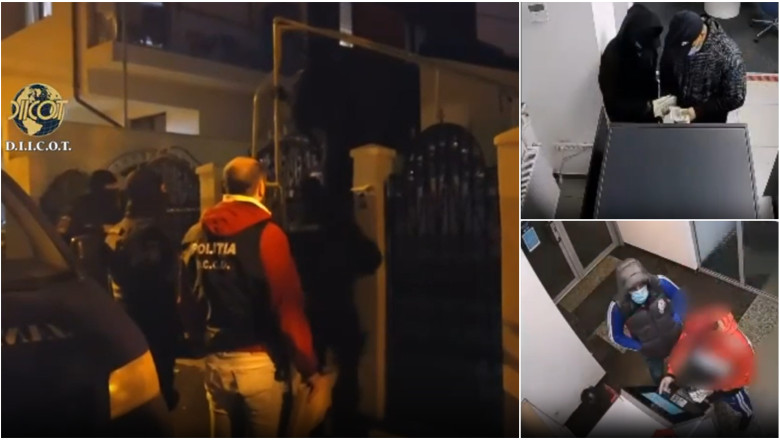 400.000 de dolari falsi, schimbati la bancomate. Falsificatori de bani, vizati de perchezitii in Bucuresti si Giurgiu Imagine
