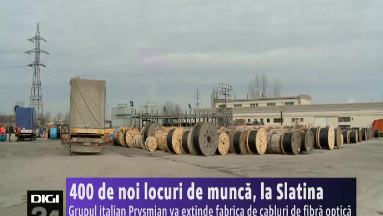 400 de noi locuri de munca, la Slatina. Grupul italian Prysmian va extinde fabrica de cabluri de fibra optica Imagine