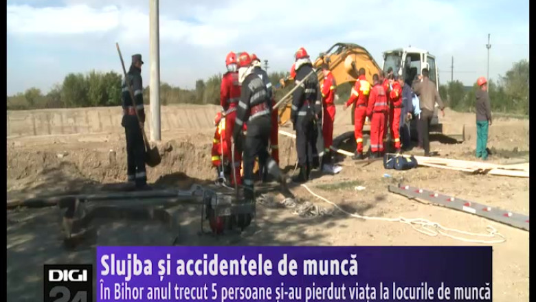 5 persoane si-au pierdut viata in accidentele de munca petrecute in 2013 in Bihor Imagine