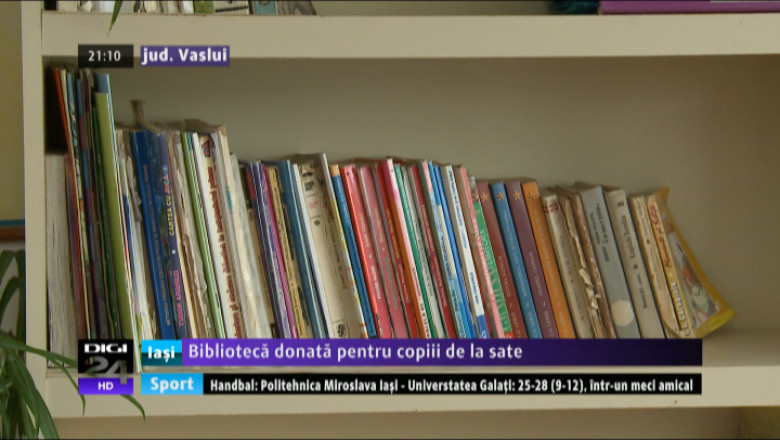 500 de carti donate pentru copii care nu au vazut niciodata cum arata o biblioteca Imagine