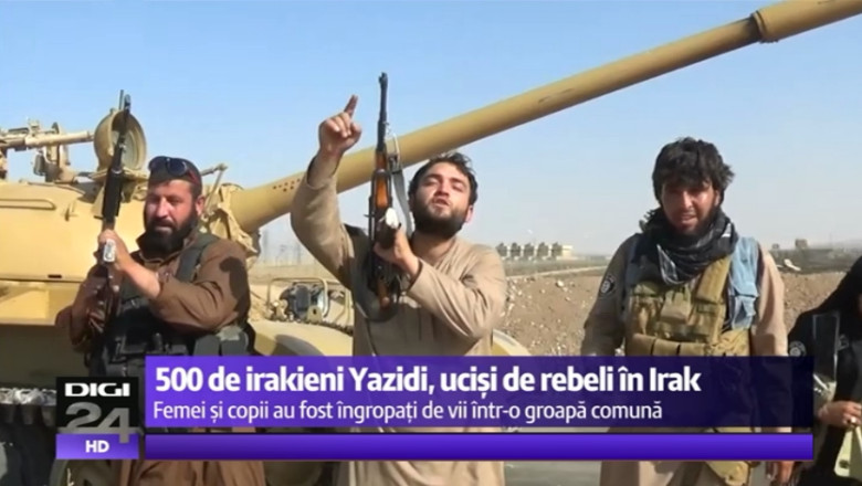 500 de irakieni Yazidi, ingropati de vii intr-o groapa comuna de catre rebelii din Statul Islamic Imagine