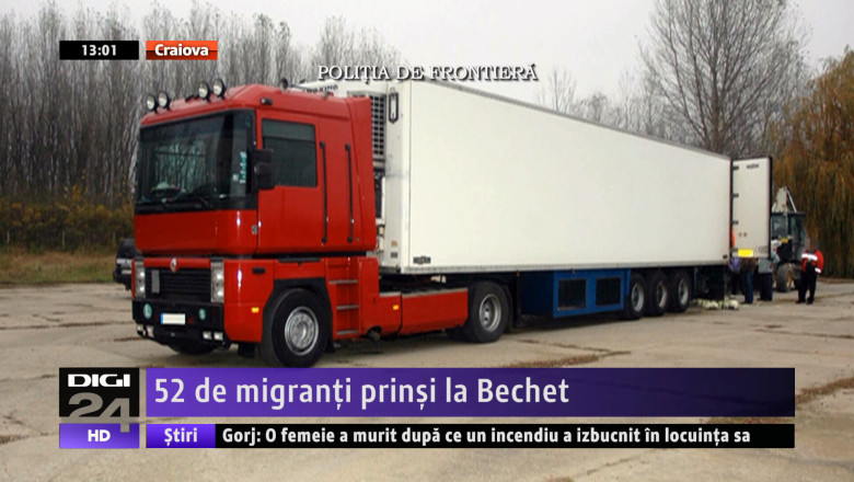 52 de migranti descoperiti la Bechet, in timp ce incercau sa intre in tara Imagine