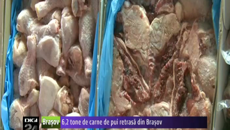6,2 tone de carne de pui, retrasa din Brasov Imagine