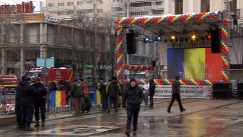 6 protestatari de la Pungesti nu sunt lasati sa ajunga in Piata Unirii Imagine