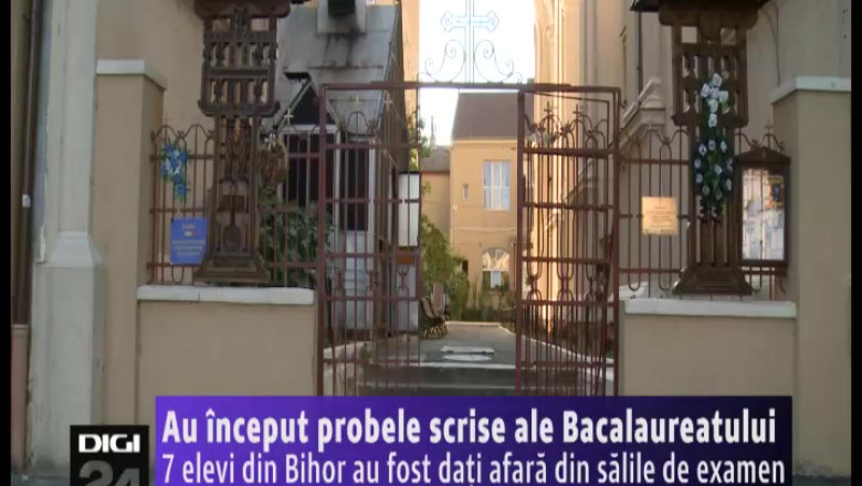 7 elevi din Bihor au fost dati afara din salile de examen la prima proba scrisa a Bacalaureatului Imagine