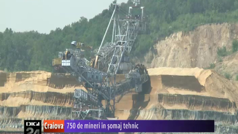 750 de ortaci de la mina Husnicioara, judetul Mehedinti, in somaj tehnic timp de patru zile Imagine