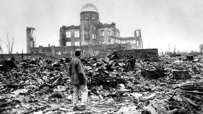 77 de ani de la primul atac nuclear din istorie: Pe 6 august 1945, SUA a lansat bomba "Little Boy" asupra orasului Hiroshima Imagine