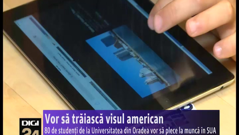 80 de studenti de la Universitatea din Oradea vor sa plece la munca in SUA Imagine