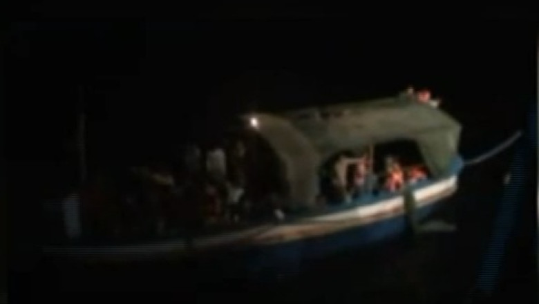 99 de sirieni au fost salvati de politistii romani de frontiera Imagine