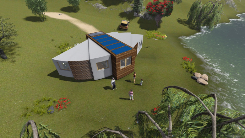 A cazut si s-a stricat. Casa-evantai, inventie premiata cu aur la Salonul din China, rateaza EUROINVENT Imagine