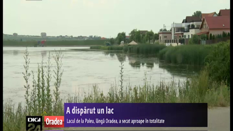 A disparut un lac! Lacul de la Paleu, langa Oradea, a secat aproape in totalitate Imagine