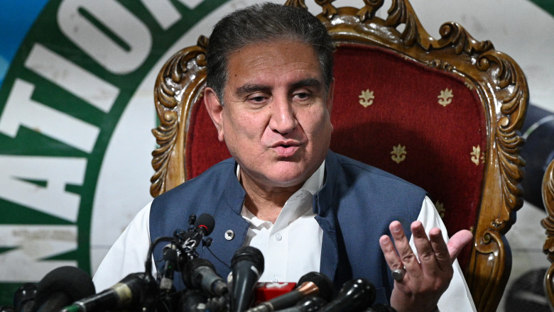 A fost arestat Shah Mehmood Qureshi, vicepresedintele partidului fostului premier al Pakistanului, Imran Khan Imagine