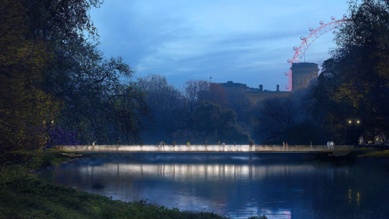 A fost dezvaluit designul pentru monumentul oficial al reginei Elisabeta a II-a. Un pod translucid va evoca tiara purtata la nunta Imagine