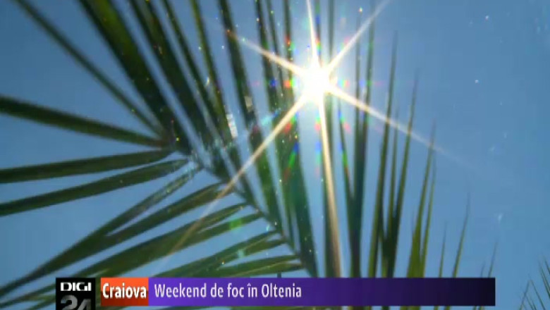 A fost un weekend de foc in Oltenia. Multi craioveni au mers la strandurile si piscinele din oras, unde s-au mai racorit Imagine