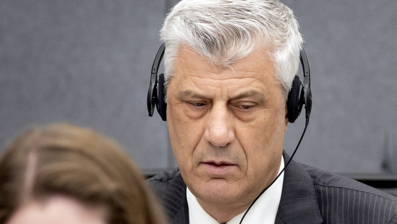A inceput procesul fostului presedinte al Kosovo, la Haga. Hashim Thaci este acuzat de crime de razboi si crime impotriva umanitatii Imagine