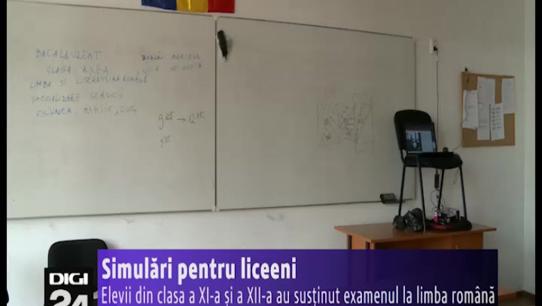 A inceput simularea bacalaureatului. Peste 10 mii de elevi din Bihor au participat la proba de limba romana Imagine