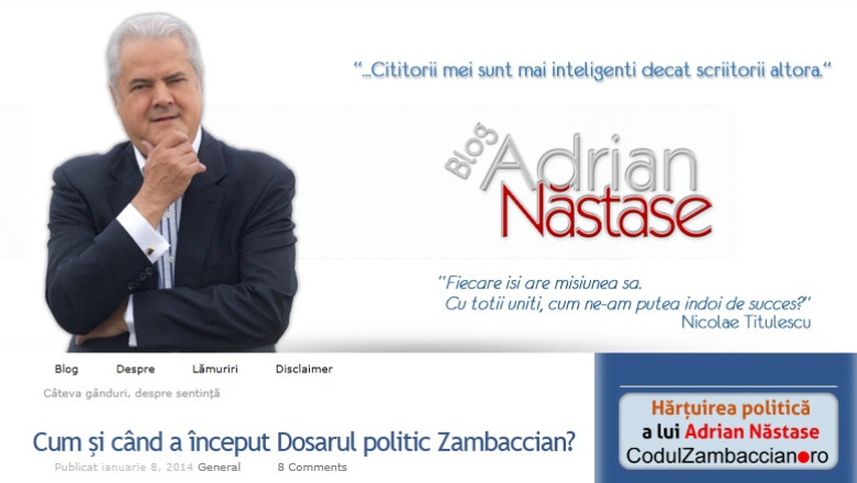 A. Nastase a postat din nou pe blog. Cum au comentat invitatii „Jurnalului de seara” Imagine