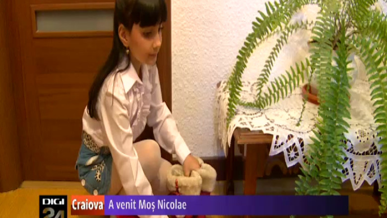 A venit Mos Nicolae la copiii din Oltenia Imagine