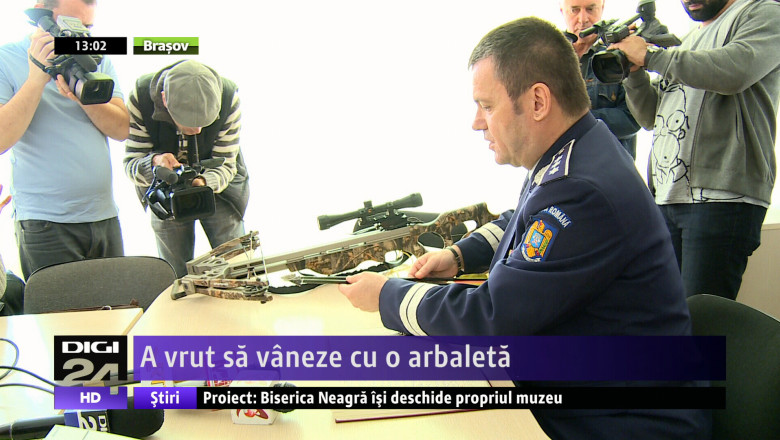 A vrut sa vaneze cu o arbaleta Imagine